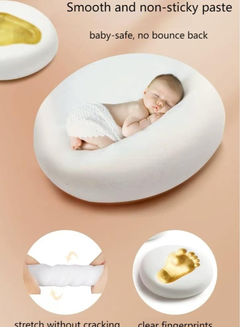 UrbanNest Baby Handprint and Footprint Kit, DIY Keepsake Decoration for Boys and Girls, Gift, Gold - Image 5