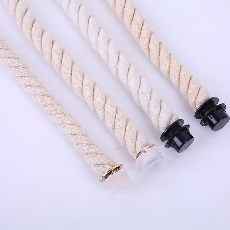 Factory Hemp Rope Portable Belt Soft And Hard Rope Bag Accessories Beach Bag Variety Diy Woven Hemp Rope Bag Buckle Accessories - Image 4