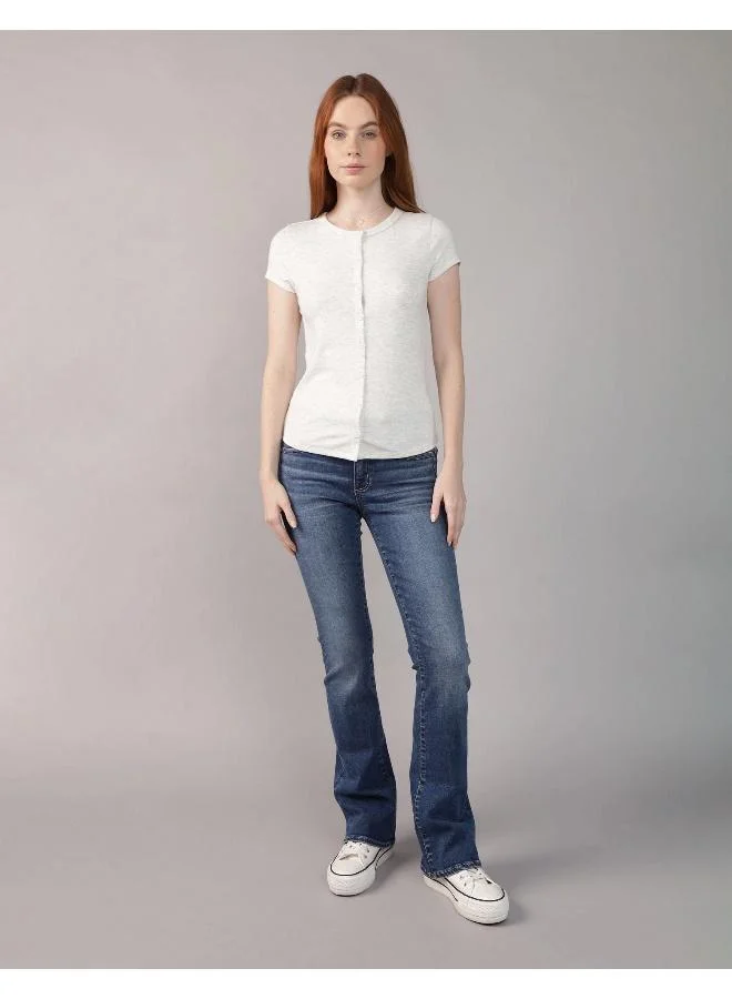 امريكان ايجل AE Button-Up T-Shirt