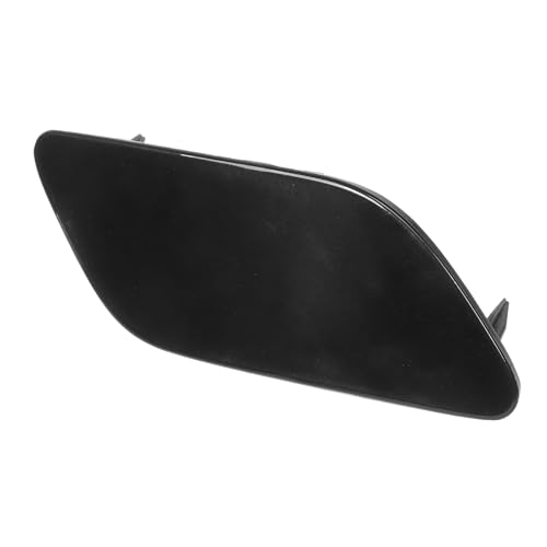 HEROFFIX 1 Pcs Front Right Side Bumper Headlight Washer Nozzle Cover Cap for Audi A6 (C7) 2015-2018 Bumper Trim Nozzle Cover No.4G0955276H Black Plastic - Image 1