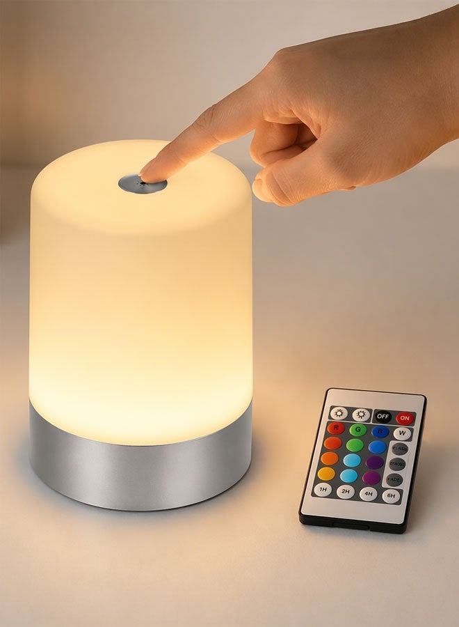 Touch Night Light for Nursery, Baby Lamp, 3500mAh Battery | Night Light for Baby Nursery, Remote and Touch Control, 13 Color 4 Modes 5 Brightness and Timer, Lamp for Kids, Breastfeeding - Image 1