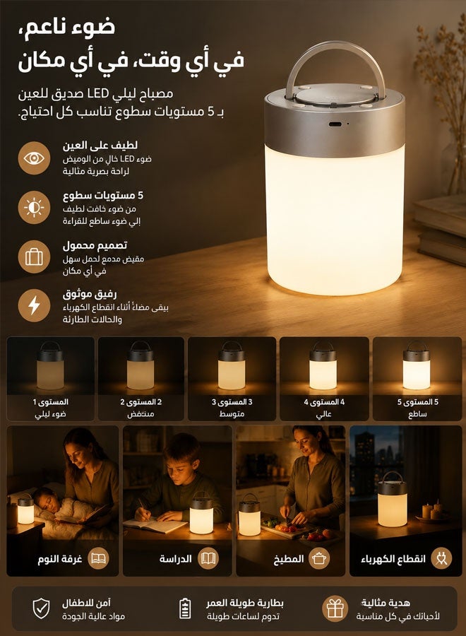 Touch Night Light for Nursery, Baby Lamp, 3500mAh Battery | Night Light for Baby Nursery, Remote and Touch Control, 13 Color 4 Modes 5 Brightness and Timer, Lamp for Kids, Breastfeeding - Image 5