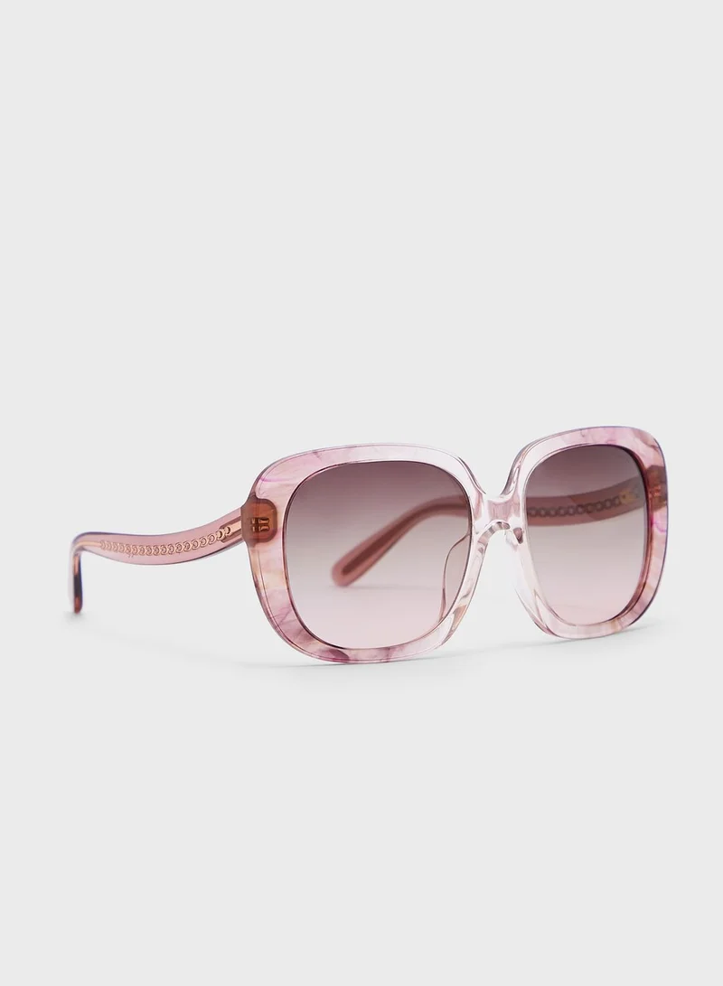 COACH 0Hc8323U Oversized Sunglasses