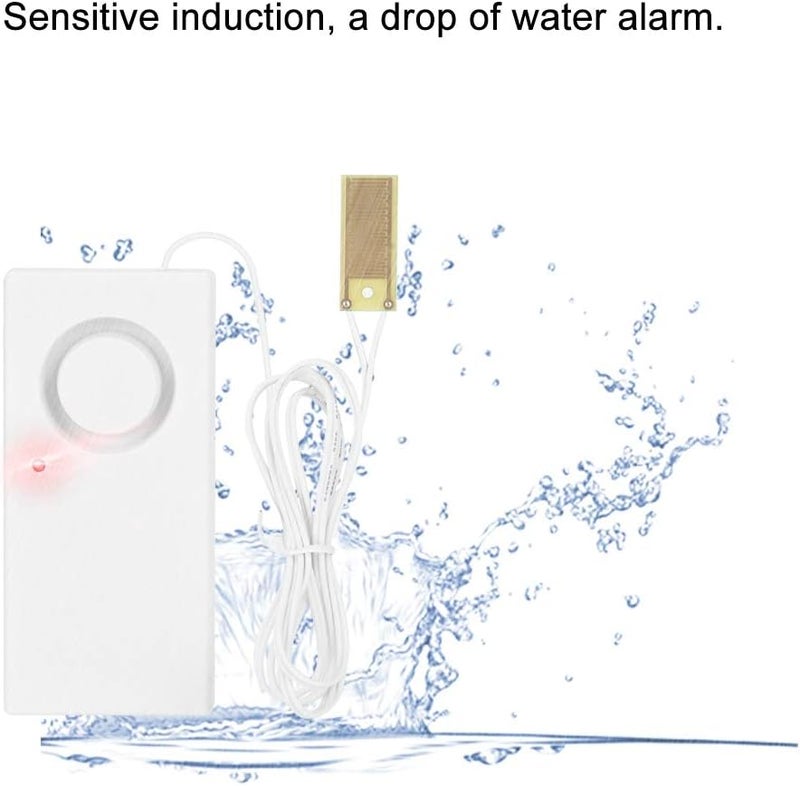 klarako Water Sensor Alarm,Water Leakageage Sensor Flood Leakage Liquid Detector Probe Alarm For Home Kitchen Bathroom Cellar And Farm Security - Image 2