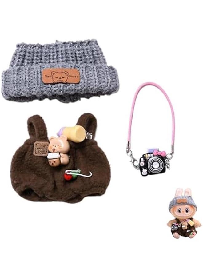 Arabest New Clothes for Labubu Outfit, Exquisite Accessories for Labubu,Cute Clothes Set for 17 cm Labubu Accessories  - Image 1