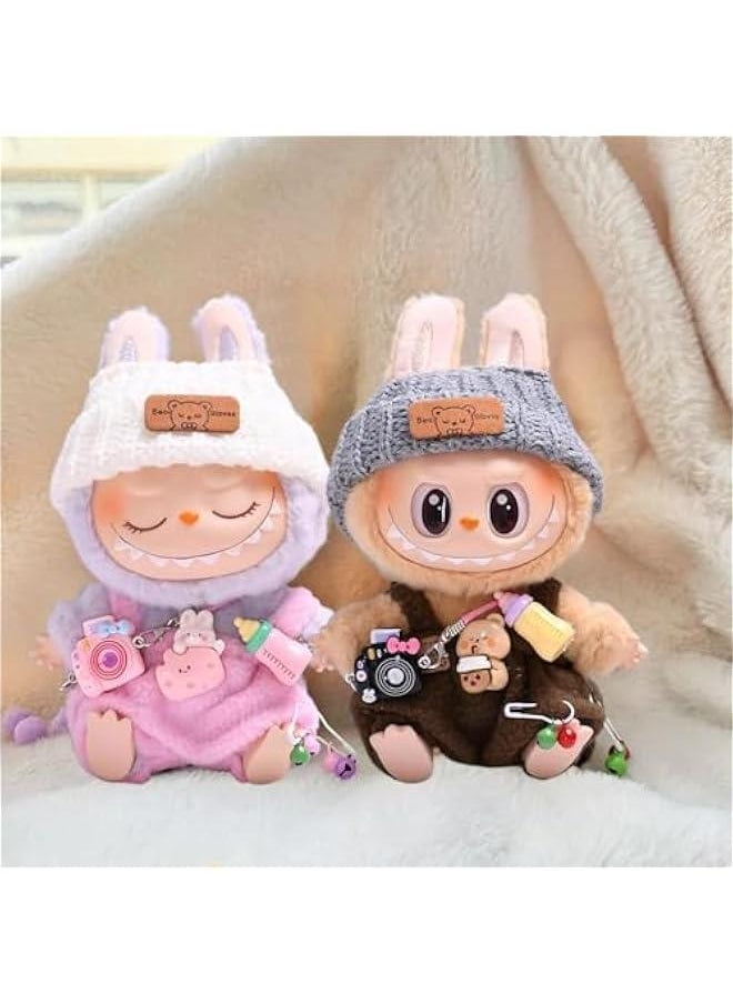 Arabest New Clothes for Labubu Outfit, Exquisite Accessories for Labubu,Cute Clothes Set for 17 cm Labubu Accessories  - Image 2