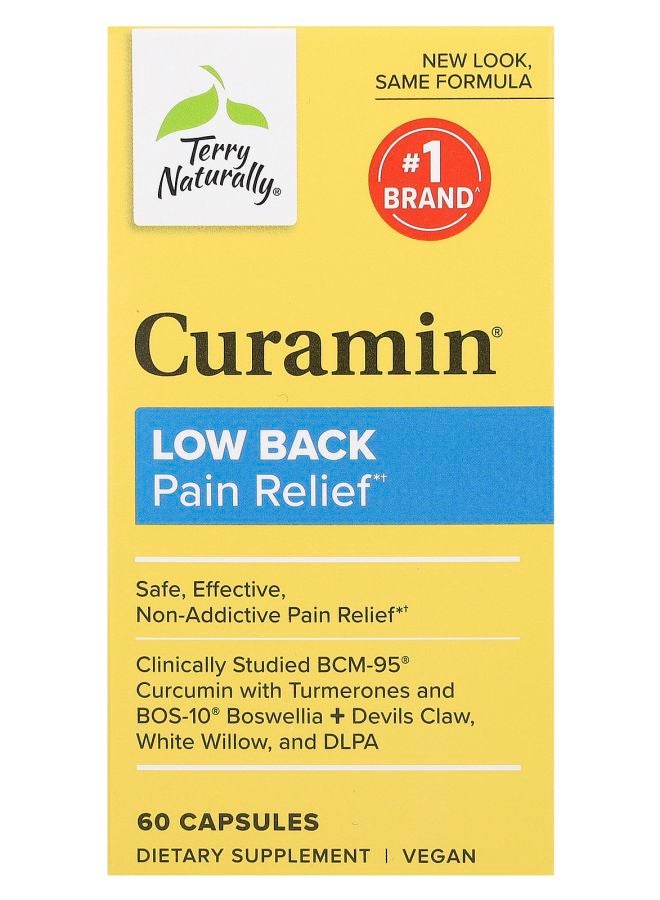 Terry Naturally Curamin Low Back Pain Relief 60 Capsules