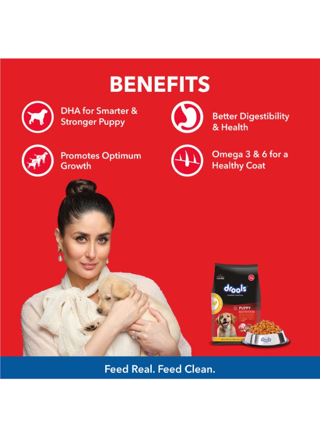 Drools Puppy Dry Dog Food  Chicken & Egg 1.2Kg  - Image 5