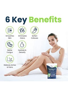 Foot Cure Oil Foot Soak With Epsom Salt - Made In Usa - For Foot Odor, Toenail Fungal, Athletes Foot, Softens Calluses & Soothes Sore Tired Feet, Pedicure Spa At Home - 16Oz  - Image 3