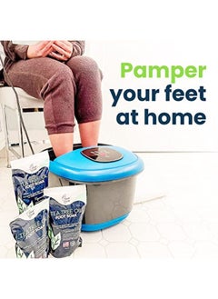 Foot Cure Oil Foot Soak With Epsom Salt - Made In Usa - For Foot Odor, Toenail Fungal, Athletes Foot, Softens Calluses & Soothes Sore Tired Feet, Pedicure Spa At Home - 16Oz  - Image 4