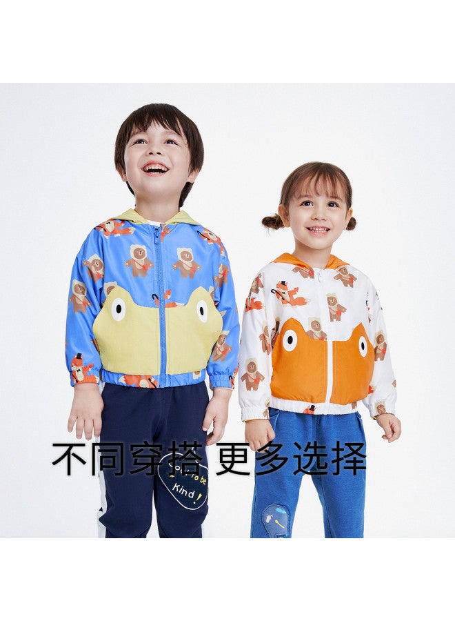 Annil Kids' Animal Print Color-block Pocket Jacket For Boys & Girls (spring/autumn) - Image 5