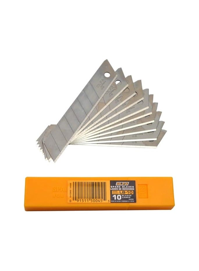 اولفا شفرة احتياطية شديدة التحمل من Olfa مقاس 18 مم (LB-10) 6-PKT/BOX - Image 4
