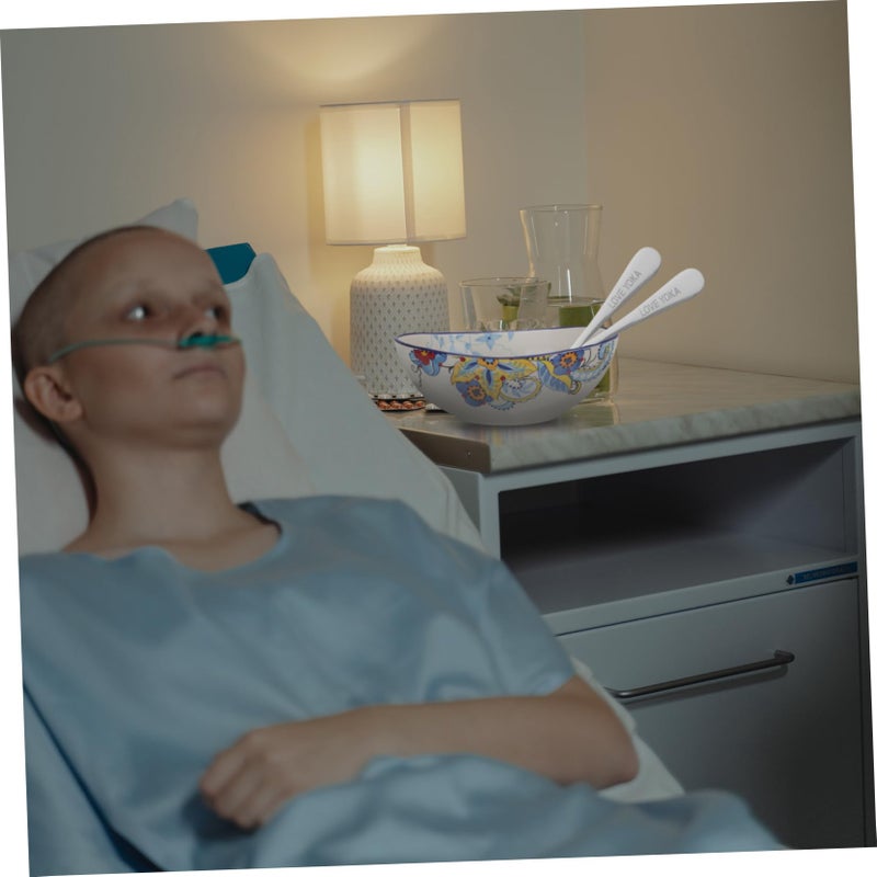 Angled Fork and Spoon Utensil Set Disabled Elderly Patient Food Feeding Aid - Image 4