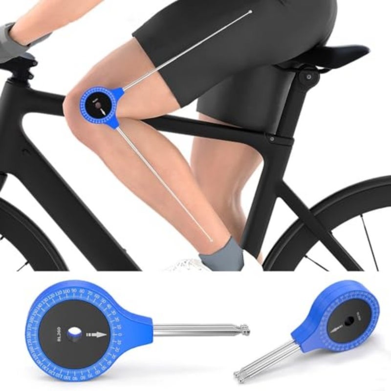 Knee Angle Protractor for Cycling Measurement, Adjustable Orthopedic Knee Gauge Tool to Enhance Posture and Comfort, Precise Joint Angle Finder - Image 2