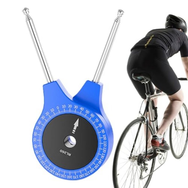 Knee Angle Protractor for Cycling Measurement, Adjustable Orthopedic Knee Gauge Tool to Enhance Posture and Comfort, Precise Joint Angle Finder - Image 1