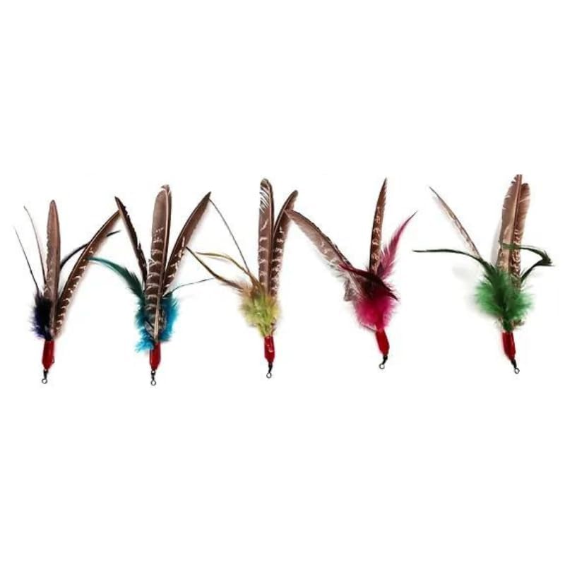 Da Bird GoCat DaBird SUPER Feather Refill, Assorted Colors, Pack of 3 - Image 3