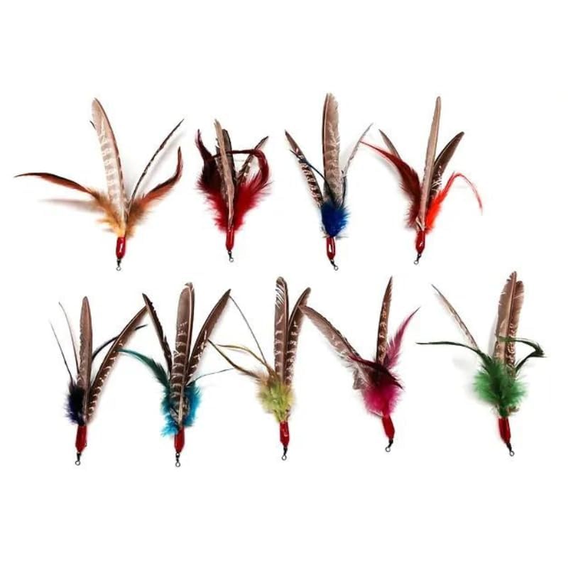 Da Bird GoCat DaBird SUPER Feather Refill, Assorted Colors, Pack of 3 - Image 2
