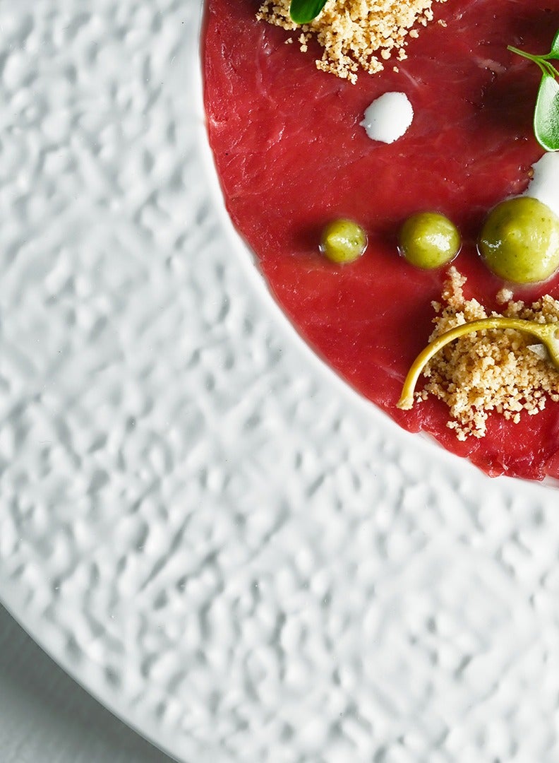 Baci milano Set of 6 Wide Rim Melamine Dinner Plate Luna Diam. 32 H 1,5 Baci Milano - Image 5