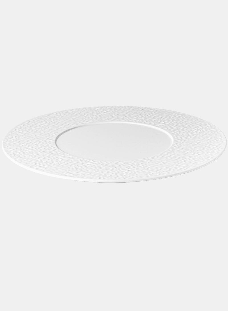 Baci milano Set of 6 Wide Rim Melamine Dinner Plate Luna Diam. 32 H 1,5 Baci Milano - Image 3