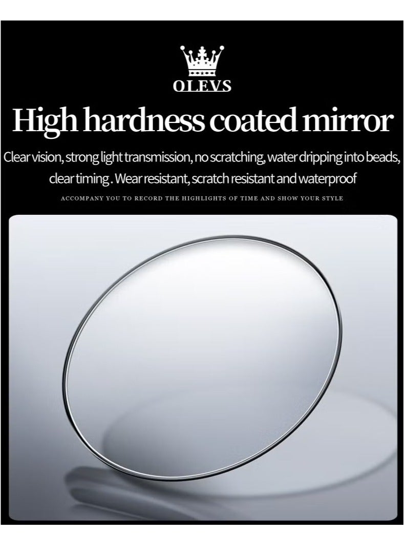 أوليفز ساعات رجالية كوارتز ستانلس ستيل مقاومة للماء 2858 - Image 5