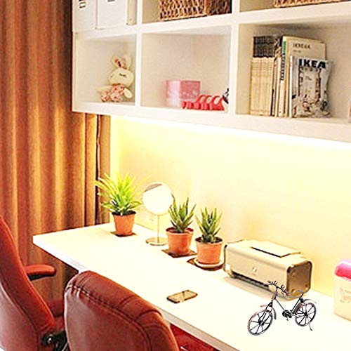 Shuxy Bicycle Decor Unique Metal Bicycle Home Office Bike Decoration Art Ornaments Figurines Bike Red Copper Bike Decor Iron Decorative Bicycle Classic Bike Sculpture for Children Toys Gifts - Image 5