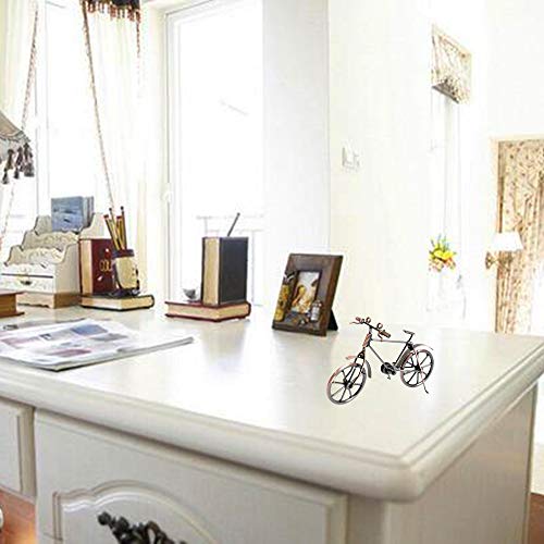 Shuxy Bicycle Decor Unique Metal Bicycle Home Office Bike Decoration Art Ornaments Figurines Bike Red Copper Bike Decor Iron Decorative Bicycle Classic Bike Sculpture for Children Toys Gifts - Image 3