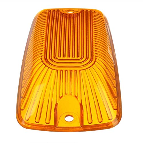 MARLBSTON 5 X Cab Marker Light Amber Cover Compatible with 1988-2002 Chevy/GMC C1500 C2500 C3500 K1500 K2500 K3500 Pickup Trucks, Cab Roof Running Lights, Top Clearance Light (Only Cover) - Image 4