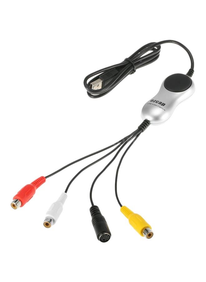 Analog Video Audio To Digital Format Converter Black/Yellow/Red - Image 1