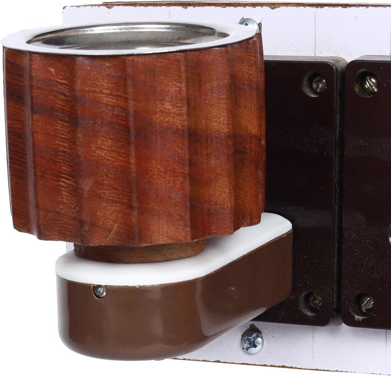 Eabir Wood Camphor Burner for Home|Kapoor Dani for Puja I Camphor Burner|Camphor Diffuser for Home Fragrance, Brown - Image 5