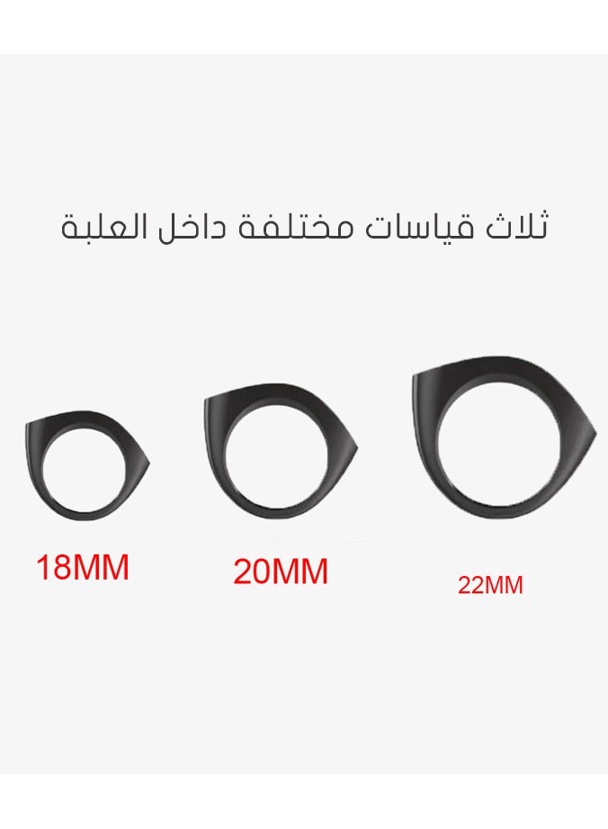 خاتم زاد الذكي أخضر للتذكير بالتسبيح وأوقات الصلاة مع عداد رقمي وتطبيق موبايل - تصميم عصري بثلاثة مقاسات - Image 2