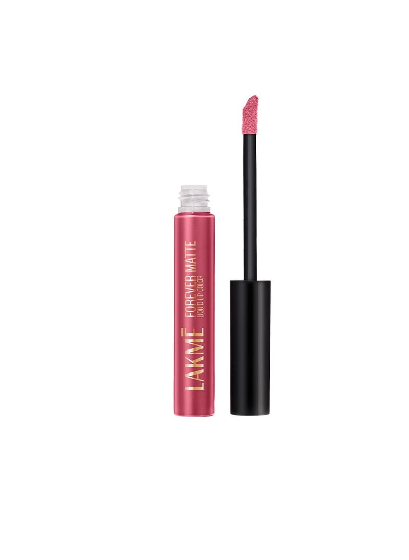 LAKME Lakme Forever Matte Liquid Lip 33 Pink Parfait  - Image 1