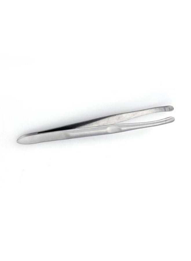 Yimart Silver Stainless Steel Round Tip Eyebrow Hair Tweezer Makeup Cosmetic Tool - Image 3