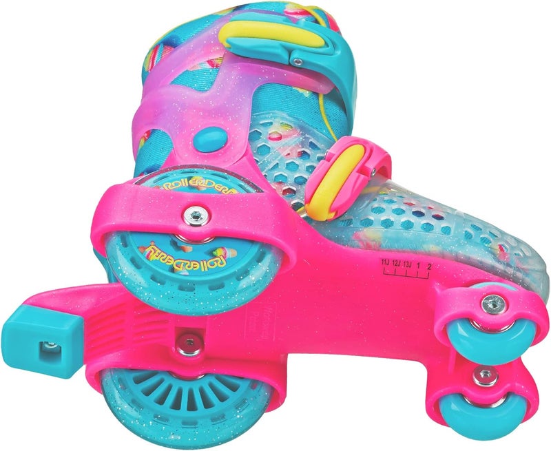 Roller Derby Fun Roll Beginner Roller Skates for Kids by Roller Derby - Adjustable Sizing, Ice Cream Color - Image 4