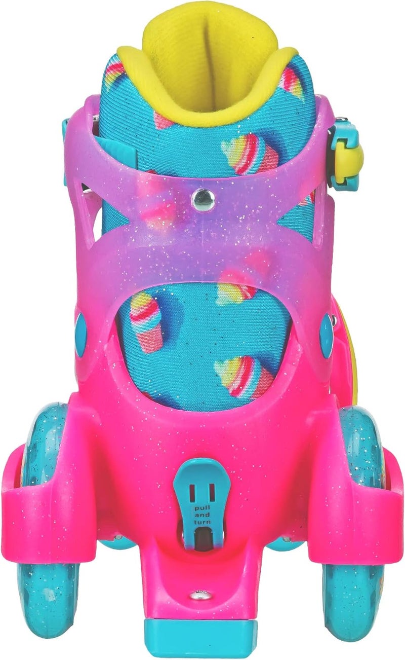 Roller Derby Fun Roll Beginner Roller Skates for Kids by Roller Derby - Adjustable Sizing, Ice Cream Color - Image 5
