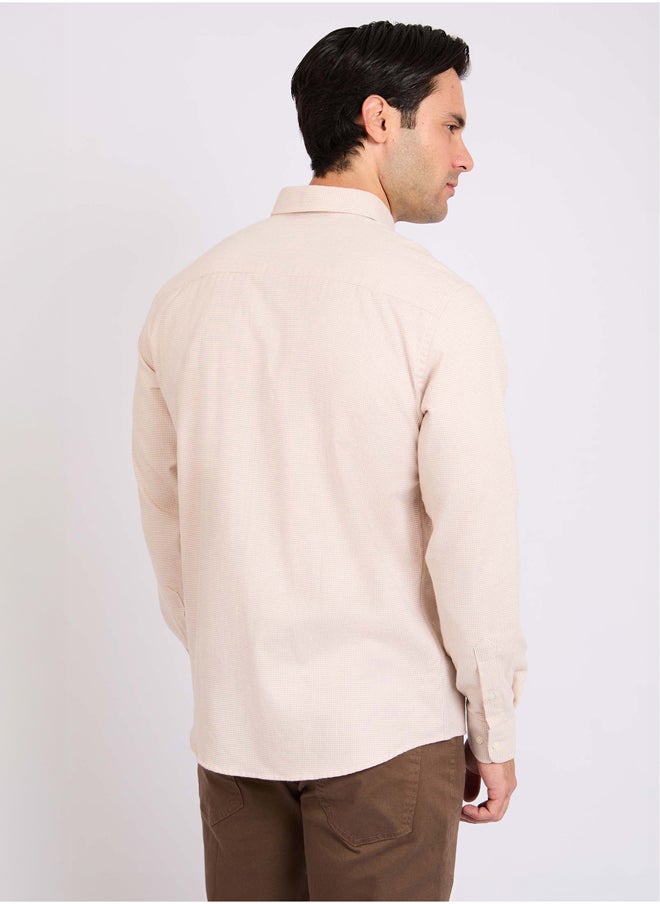DALYDRESS - Men Regular Fit Shirt - Brown - Image 1