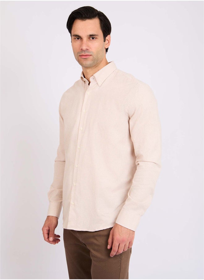 DALYDRESS - Men Regular Fit Shirt - Brown - Image 1