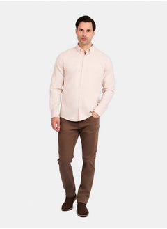 DALYDRESS Men Regular Fit Shirt - Brown  - Image 1