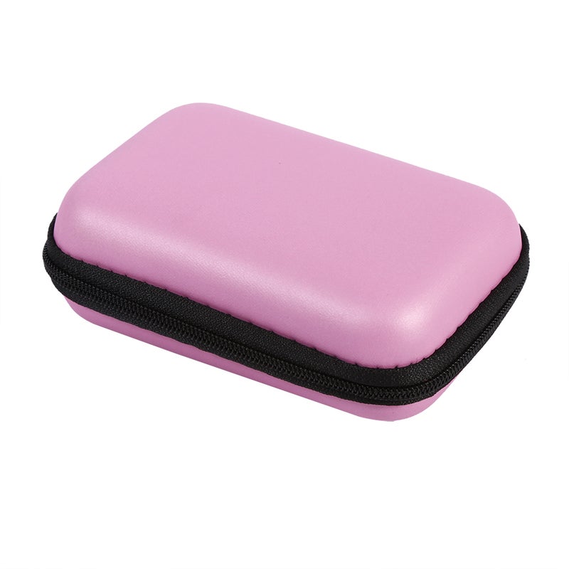 Mini Storage Bag Gadgets Organizer Portable Case For Earphone U Disk Data Cable Hot (Pink) - Image 3