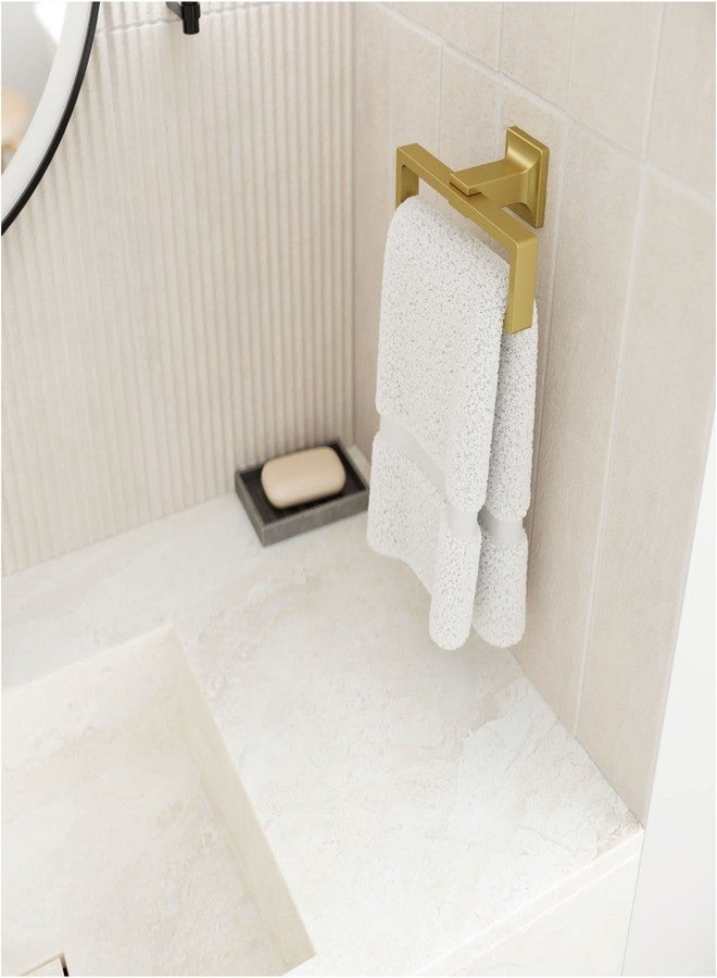 Pfister, BRB-VRVB, Verve 7-1/4" Wall Mounted Towel Ring, Matte Black - Image 4