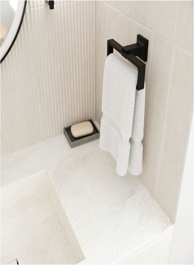 Pfister, BRB-VRVB, Verve 7-1/4" Wall Mounted Towel Ring, Matte Black - Image 5