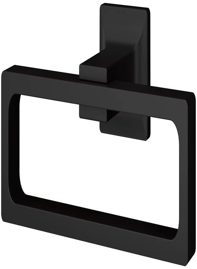 Pfister, BRB-VRVB, Verve 7-1/4" Wall Mounted Towel Ring, Matte Black - Image 1