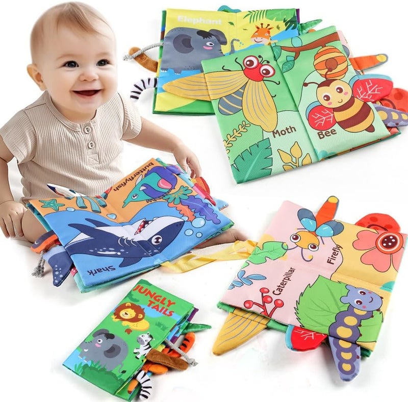 turtees Insect World Soft Baby Book with Teether - Educational Toy for Early Learning - Image 4