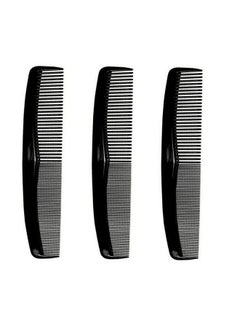 Coarse/Fine Hair Comb Set 8 Inches 3 Pack Black - pzsku/Z38B00E6C0AE695E66185Z/45/_/1683535411/56d15aa6-0fa9-4c9c-be2f-747ad1d93c09