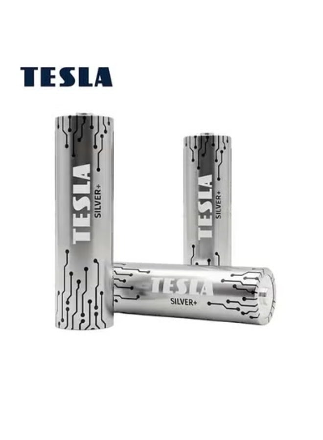 Tesla بطاريات تسلا AAA فضية + قلوية LR03 1.5 4 قطع - Image 2