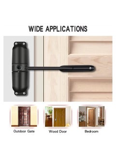 Safety Spring Door Closers, Adjustable Closing Hinge, Automatic Quiet Gate Closer Easy to Install, Stopper Fire Rated, Convert Hinged Doors Self (Black) - pzsku/Z38B028BAAB24E82AB7A9Z/45/_/1666378150/09657c4e-1edf-42b9-9f27-f0d3aa2f7503