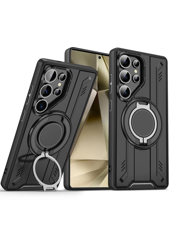 اس-توب جراب لهاتف Samsung Galaxy S24 Ultra 5G مزود بحلقة دوارة وحامل مغناطيسي MagSafe - Image 1