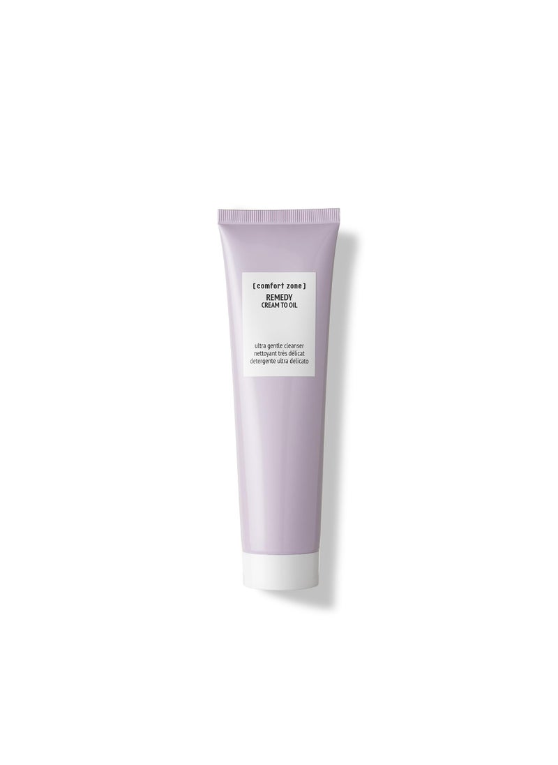 Comfort Zone [ Comfort Zone ] Remedy Soothing Nourishing Cream To Oil Cleanser, Ideal For Sensitive Skin Prone To Redness, Fragrance-free, 5.07 fl. oz. 