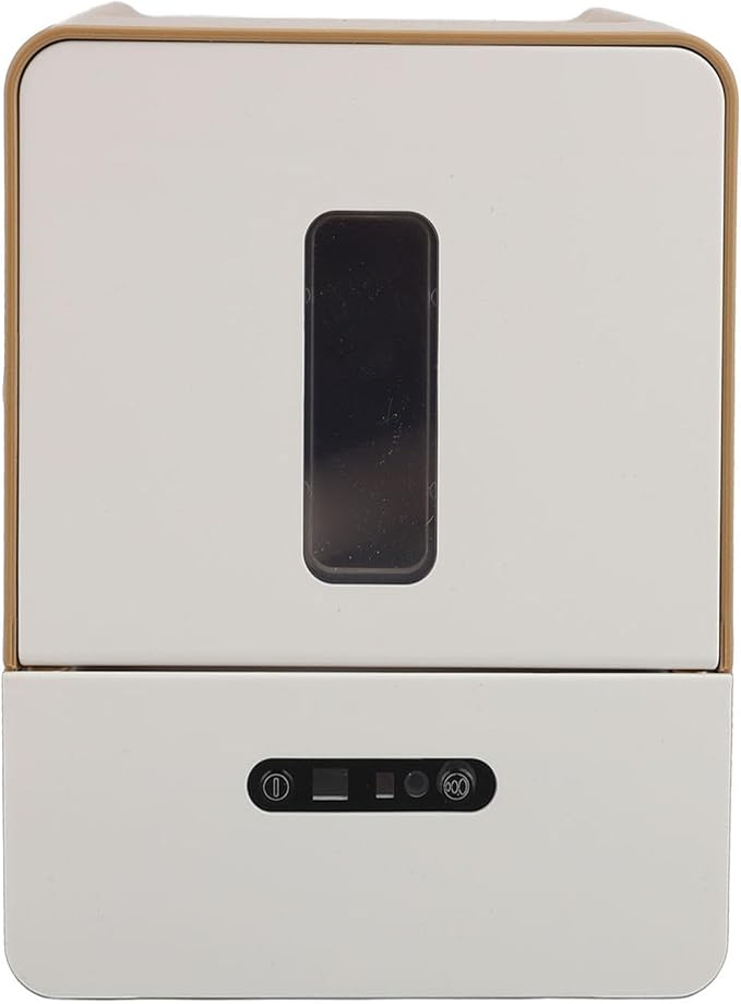 موزع مناشف ورقية أوتوماتيكي مستشعر طول قابل للتعديل ضوء ليلي مثبت على الحائط لون القهوة - Image 1