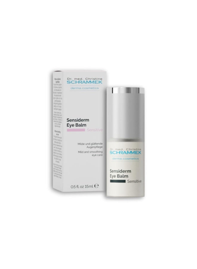 Schrammek Sensiderm Eye Balm - Intensive Care for Dark Circles, Puffiness, and Crow’s Feet - Gentle Formula with Eyebright and Centella Asiatica - Smooths and Hydrates - Dr - Image 1
