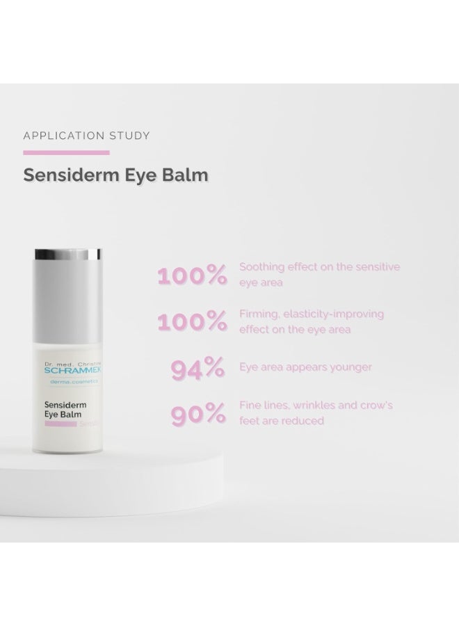 Schrammek Sensiderm Eye Balm - Intensive Care for Dark Circles, Puffiness, and Crow’s Feet - Gentle Formula with Eyebright and Centella Asiatica - Smooths and Hydrates - Dr - Image 3